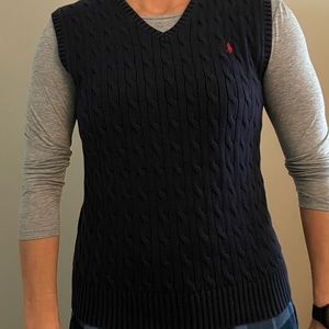 Polo by Ralph Lauren Sweater Vest- Navy